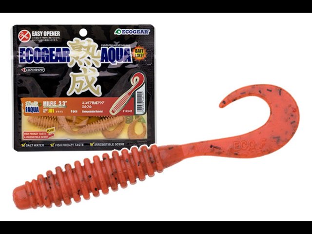 エコギア　ワーム19点セット エコギア/ECOGEAR バルト3.5 ロックフィッシュ フラット