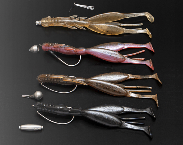 ジミーシュリンプ3.8inchは2023年新登場のスリム系エビワーム