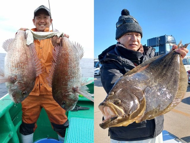 長岡丸で大鯛＆座布団ヒラメを獲れ！乗船前から下船後までサービス