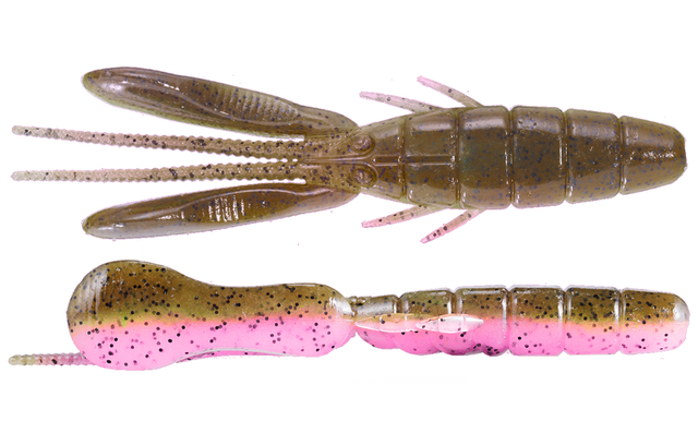 ドライブビーバーは躍動感のあるバサロアクションで水中を泳ぐホグ系ワーム