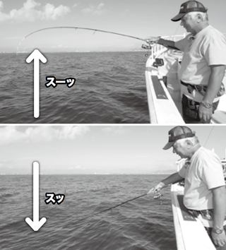 釣り方の説明の写真