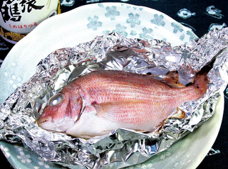 マダイのホイル焼き
