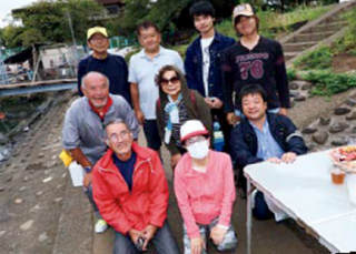 釣り仲間の写真