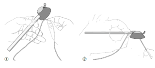 オモリの取り付け図