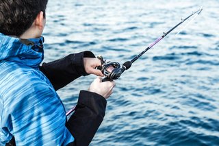 釣りの手元の写真