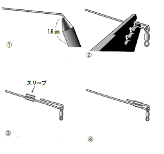 仕掛け作りがサクサク進む 結びの秘訣 第118回 小型テンビンの作り方