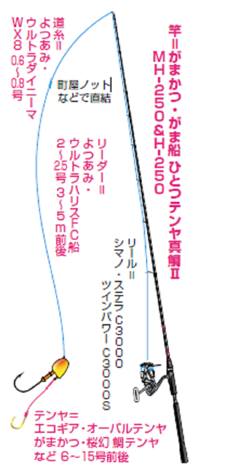 動画で見る沖釣り教室・忍塾THE・ムービー（第12回）］茨城県日立沖の一つテンヤマダイ