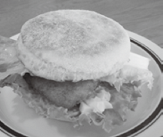 フィッシュバーガーの写真