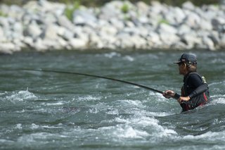田嶋剛】日本一の激流・球磨川で尺鮎に挑む【がま鮎 パワースペシャルV】