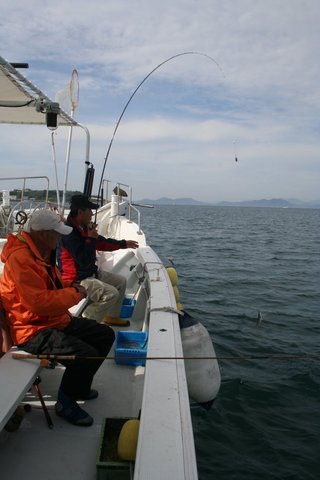 船釣りの写真