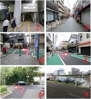 道順の写真