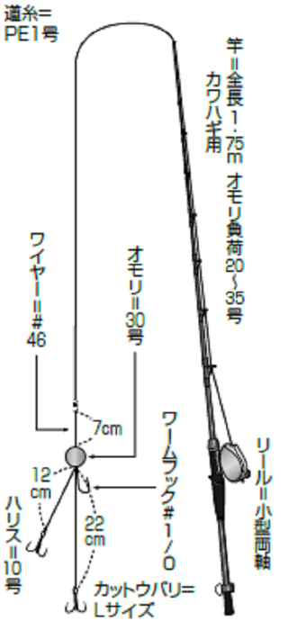 狙いは大洗の良型フグ エビエサに勝機あり