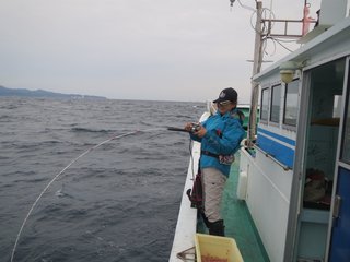 船釣りの写真
