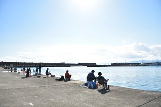 堤防釣りの写真