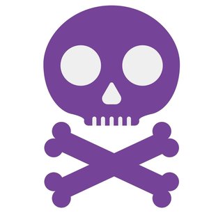 ドクロのイラスト