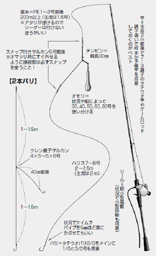 時代が変われば仕掛けも変わる～令和版！！沖釣り仕掛けガイド（第17回）］【第2章】テンビン仕掛け⑦タチウオ仕掛け