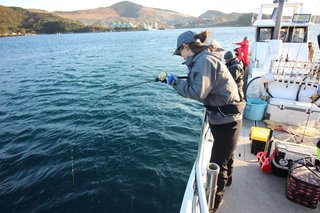 ジギングの名手MALINAが三重・鳥羽沖の寒ブリジギングで魅せた