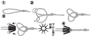結び方の図