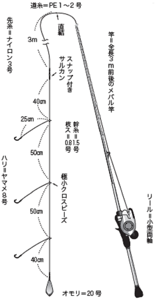 人気竿 浅草釣具 東京湾 エビメバル 240 船メバル - フィッシング