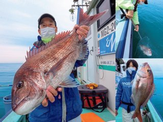 日本海で乗っ込みマダイを釣る！タックルや釣り方のコツを伝授！（謙信丸／新潟県・上越市直江津港）