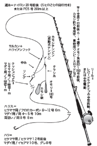 カモシ釣りでヒラマサ＆マダイを狙え！疑問だらけの仕掛け・釣り方を