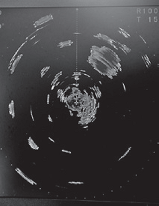 魚群探知機の写真