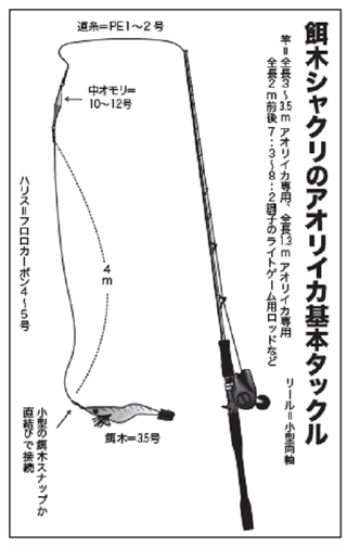爆売り！ 餌木シャクリのアオリイカ（蒼信丸／相模湾腰越港） ロッド