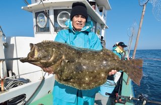 ゲストも多く食い活発！鹿島沖のヒラメに期待大