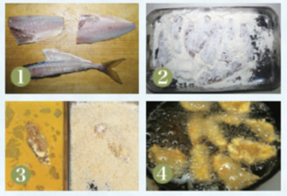 アジフライの工程