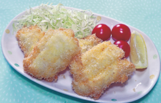 ヒラメのフライ