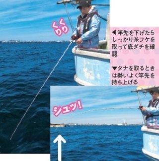 タナ取りの写真