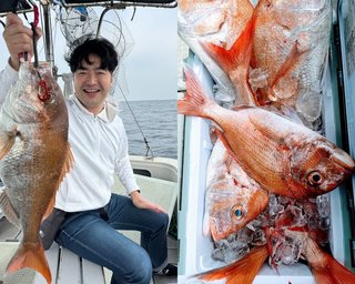 【釣果速報】これはめでタイ！広島県隆高丸で悪天候にも負けず良型のマダイゲット！