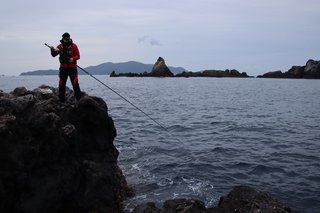 南方宙釣りで挑む鵜来島・武者泊の石鯛