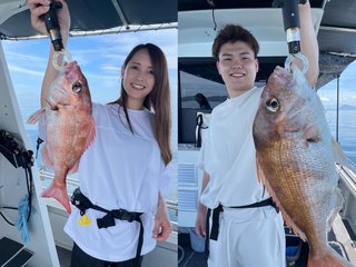 【釣果速報】広島県芳丸で食べ頃サイズの良型56cmマダイ上がる！多彩なゲストも見え釣行は大充実！