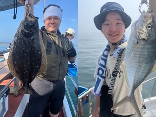 【釣果速報】千葉県With-Oceanでヒラメ・シマアジ・アジ・イサキと人気魚種続々ゲット！いろいろな魚との出会いを楽しみたい人は即予約を！