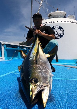 【釣果速報】静岡県もき丸でキハダマグロとの熱い戦いが何度も繰り広げられる！25kgサイズをゲット！