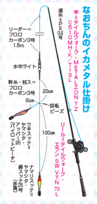 なおちんのイカメタル仕掛け