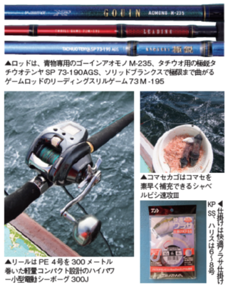 鯛、ワラサ竿2本セット価格 取りに来てくれる方限定 (横浜市磯子区)