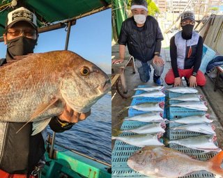 【釣果速報】兵庫県釣り船 名田屋はマダイ・メジロが連日大漁！今回は75cmの大物キャッチ！この勢いに今すぐ乗ろう！