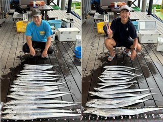 【釣果速報】神奈川県荒川屋で125cmのドラゴンタチウオ釣れる！巨大肉厚タチウオを狙いたいならすぐ乗船してください！