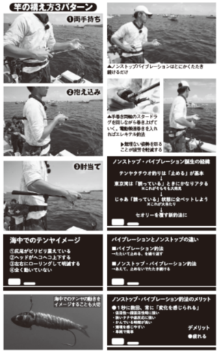 竿の構え方3パターン