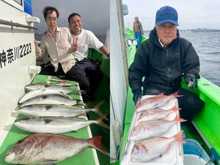 【釣果速報】神奈川県あまさけや丸でワラサ・マダイ・コアジと人気魚種続々ゲット！いろいろな魚との出会いを楽しみたい人は即予約を！