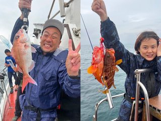 【釣果速報】千葉県With-Oceanで38cmの良型マダイをゲット！アカハタやシマアジも交じり豪華なお土産に！秋の釣行ならこの船に決まり！