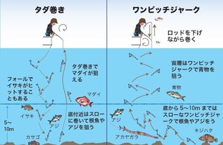 釣り方のイメージ図