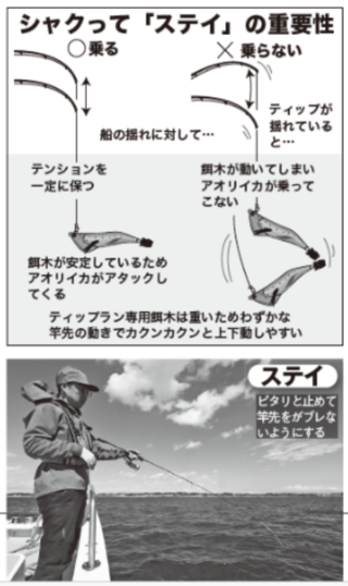 シャクって「ステイ」の重要性