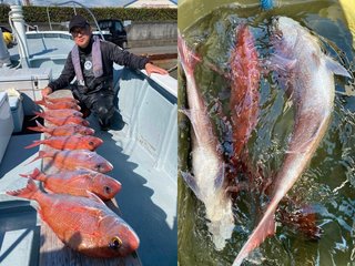 【釣果速報】静岡県山大丸で全員マダイゲット達成！仲間と新しいターゲットを狙った釣りに挑戦しませんか？