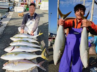 【釣果速報】神奈川県愛正丸で3.20～4.20kgの良型ワラサ入れ食い！ゲストのアジも見事！旬のシーズンを絶対に逃すな！