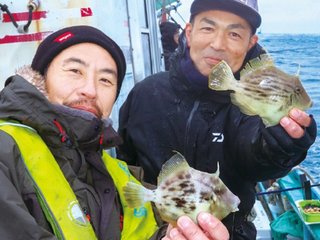 内房金谷沖のカワハギ盛況　12月は竹岡沖の浅場も期待