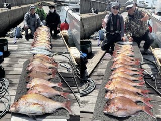【釣果速報】兵庫県美里丸で最大63cmのマダイGET！ハマチも釣れ釣行は大充実！