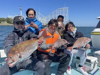 【釣果速報】神奈川県村本海事でマダイ絶好調！レンタル初心者さんもキロアップ確保！今後はますます大鯛の数釣りが楽しめる予感！